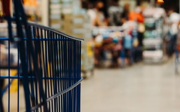 Supermarket aisle — grocery retail on Azure-hosted Business Central by Novasoft